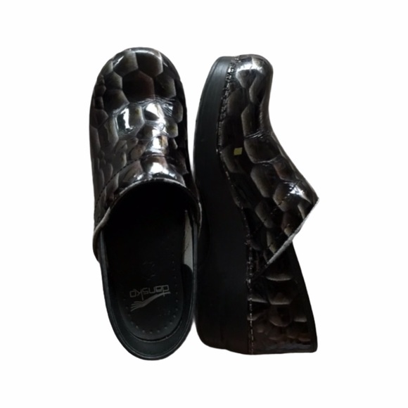 Dansko Shoes - Dansko Snake Skin Print Clogs